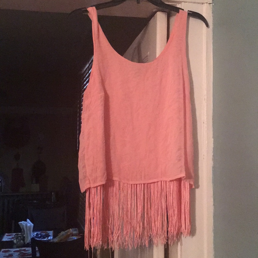 Peach blouse